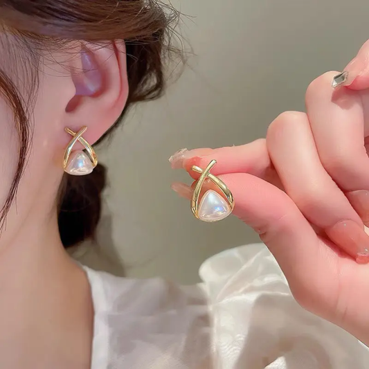 ONUYX Gold-Plated Alloy Earrings