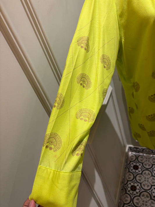 Neon Green Cotton Top