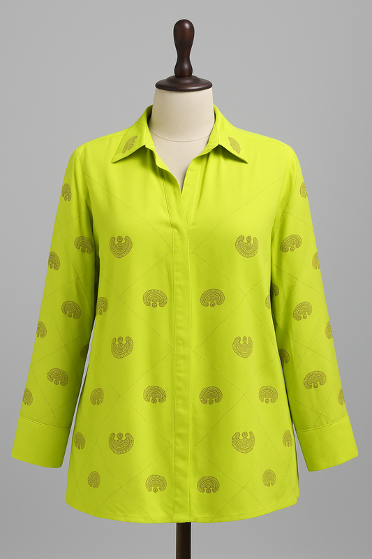 Neon Green Cotton Top
