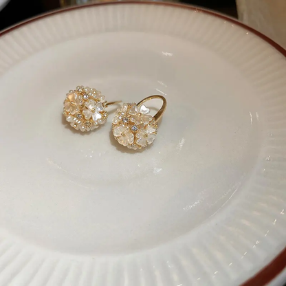 Spring Basket Hoop Earrings