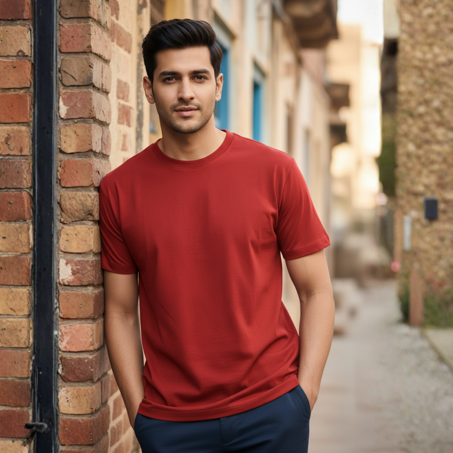 Plain Cotton Crew Neck T-Shirts Combo Pack