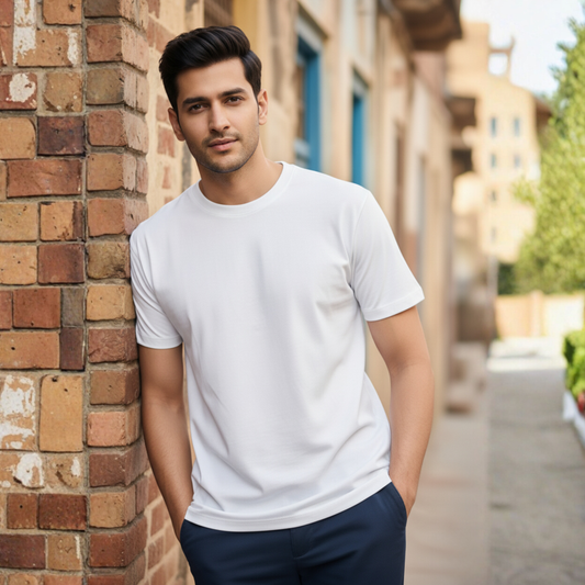 Plain Cotton Crew Neck T-Shirts Combo Pack