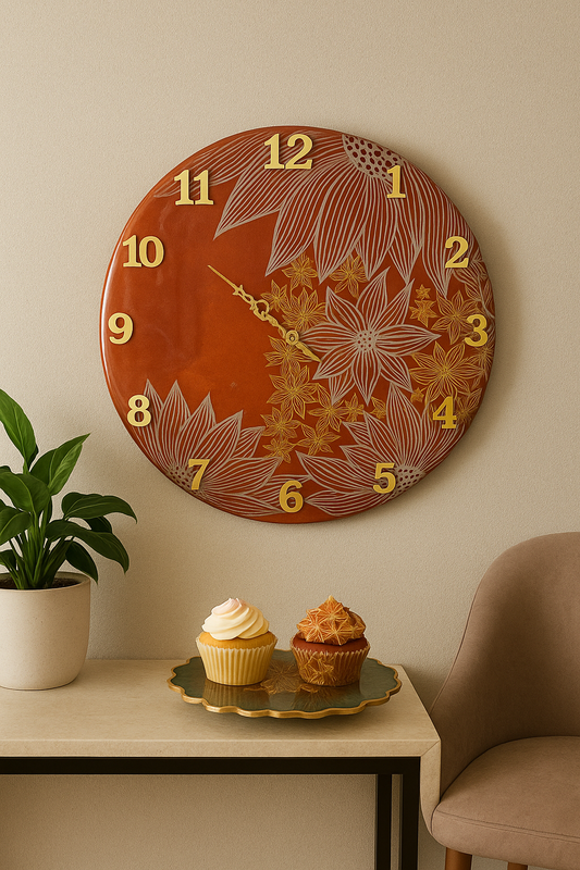 HANDMADE WALL CLOCK