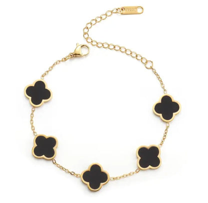 Lucky Clover Charm Bracelet