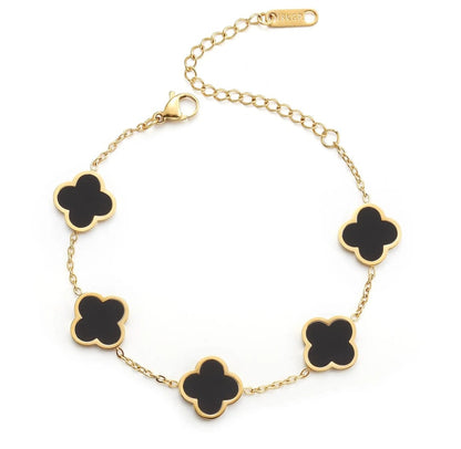 Lucky Clover Charm Bracelet