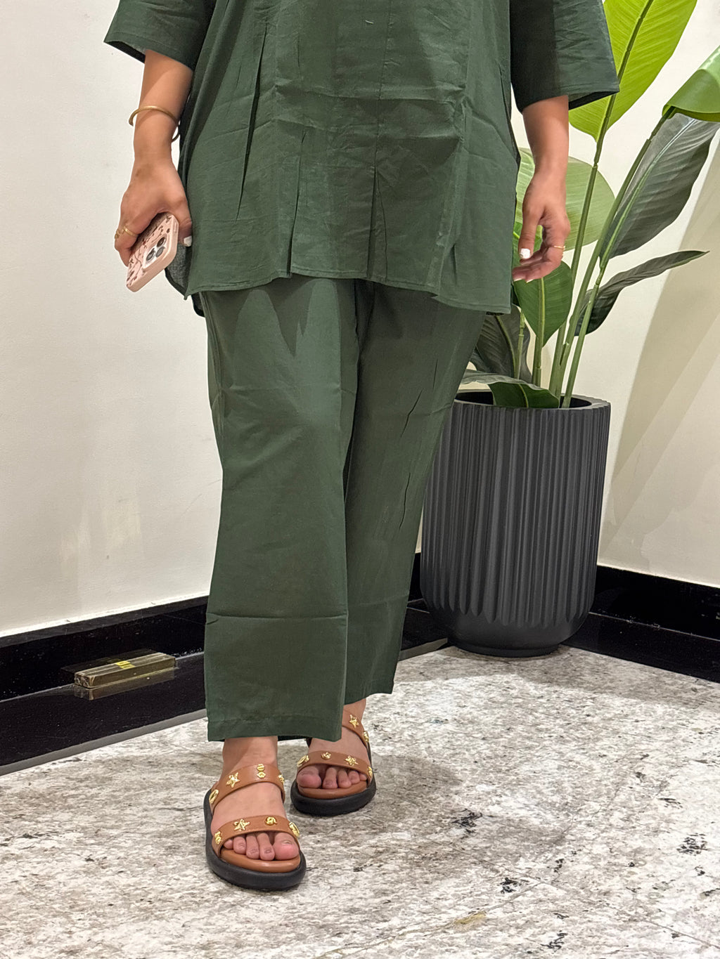 Dark Green Co-ord Set