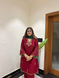 Maroon Suit Set