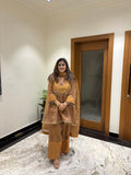Warm Caramel Suit Set