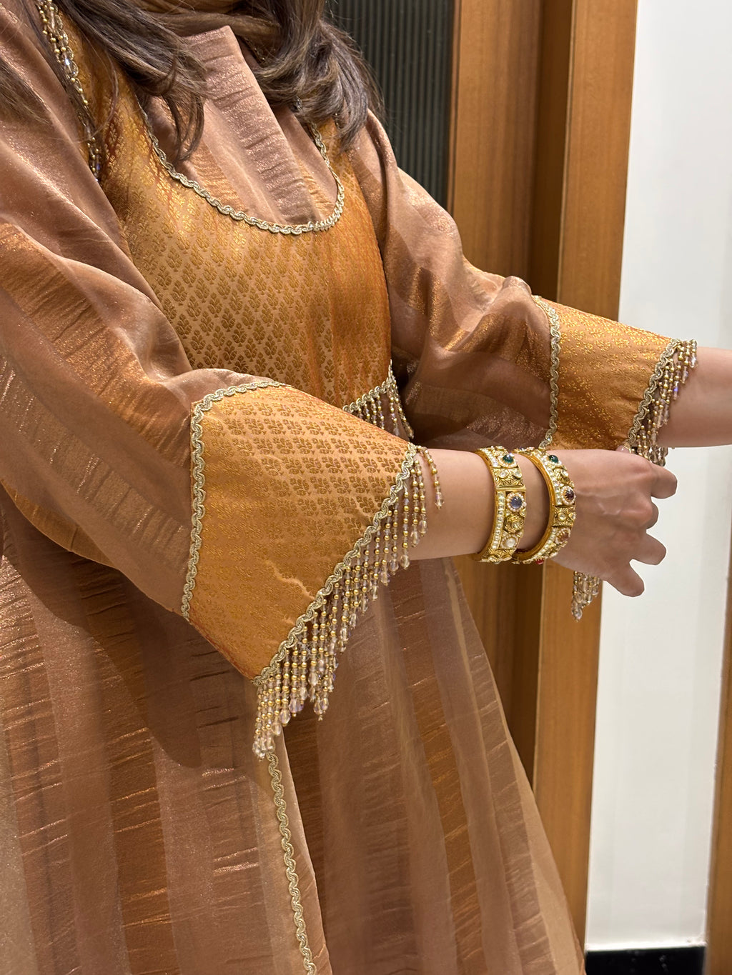 Warm Caramel Suit Set