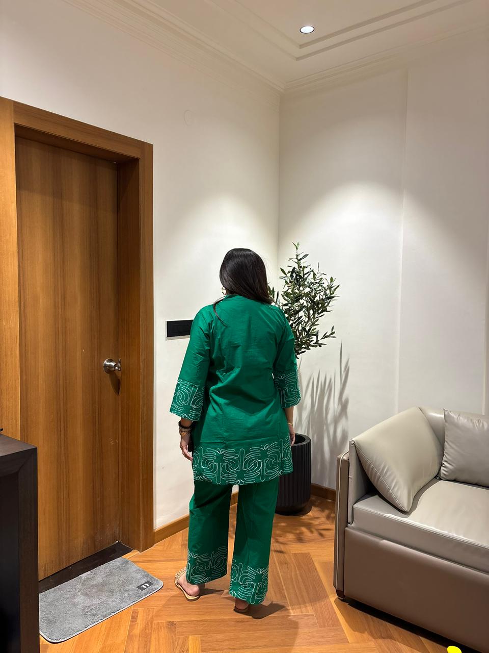 Green Co-ord Set