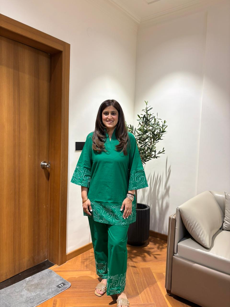 Green Co-ord Set