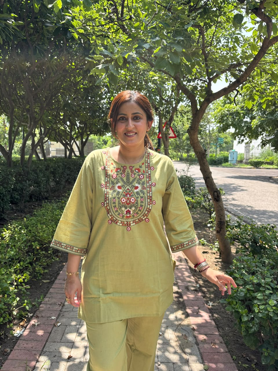 Pista Green Co-ord Set