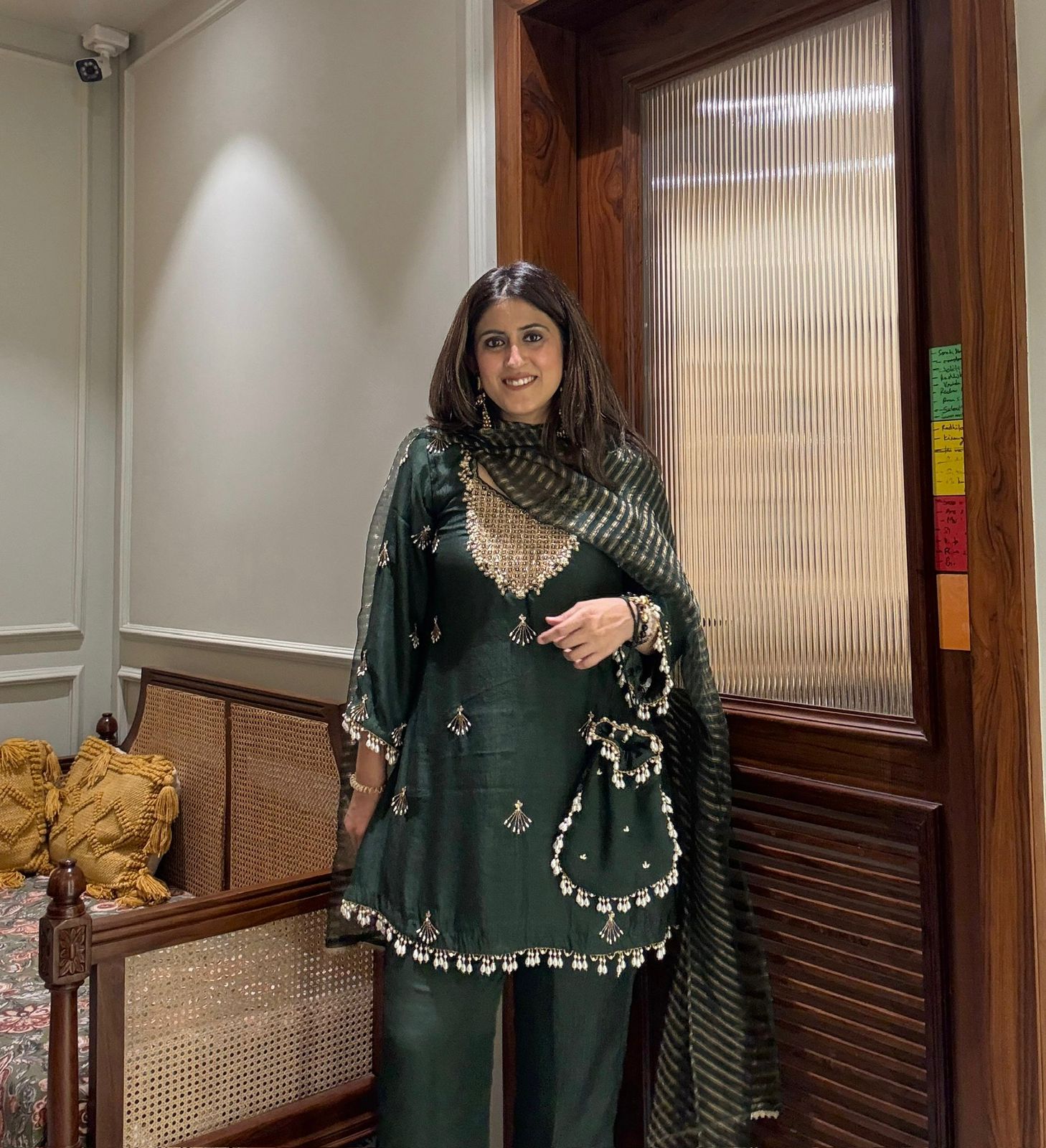Meher Green Suit Set