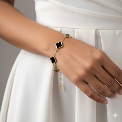 Lucky Clover Charm Bracelet